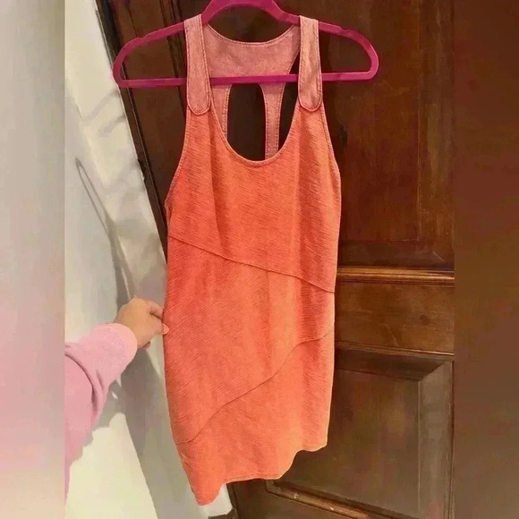 Free people size medium cherry bodycon sleeveless stretch - Picture 1 of 5